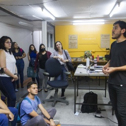 Visita del grupo 01 del curso BI5011 Seminario de Recursos y Sistemas de Información al ProtoLab de la UCR
